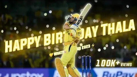 Dhoni birthday whatsapp status | Dhoni whatsapp status tamil | Dhoni status | Happy birthday dhoni |