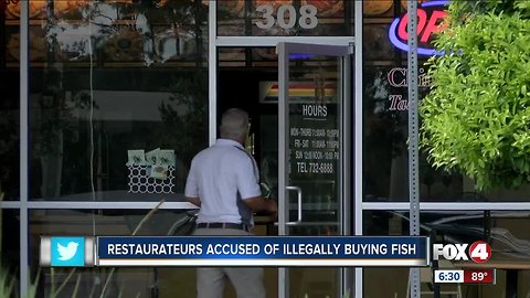 Four restaurateurs charged with agreeing to buy seafood illegally