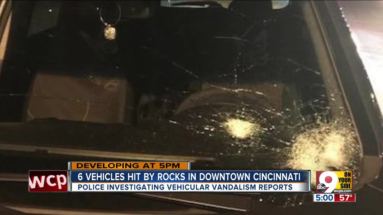 Police: Rocks thrown at cars on I-75 and Fort Washington Way