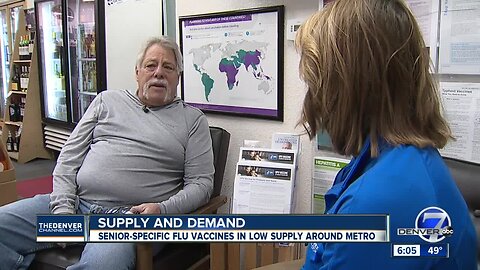 Seniors are having a hard time finding high dose flu shot specifically created for them