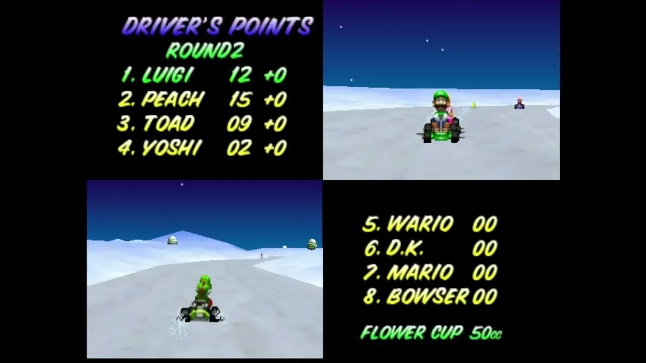 Mario Kart 64- Flower Cup (50cc)