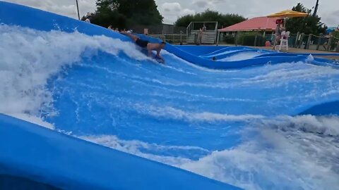 flowrider - Nick - 8 at Soak City, Kings Island