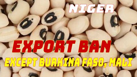 NIGER EXEMPTS BURKINA FASO, MALI IN GRAIN EXPORT BAN