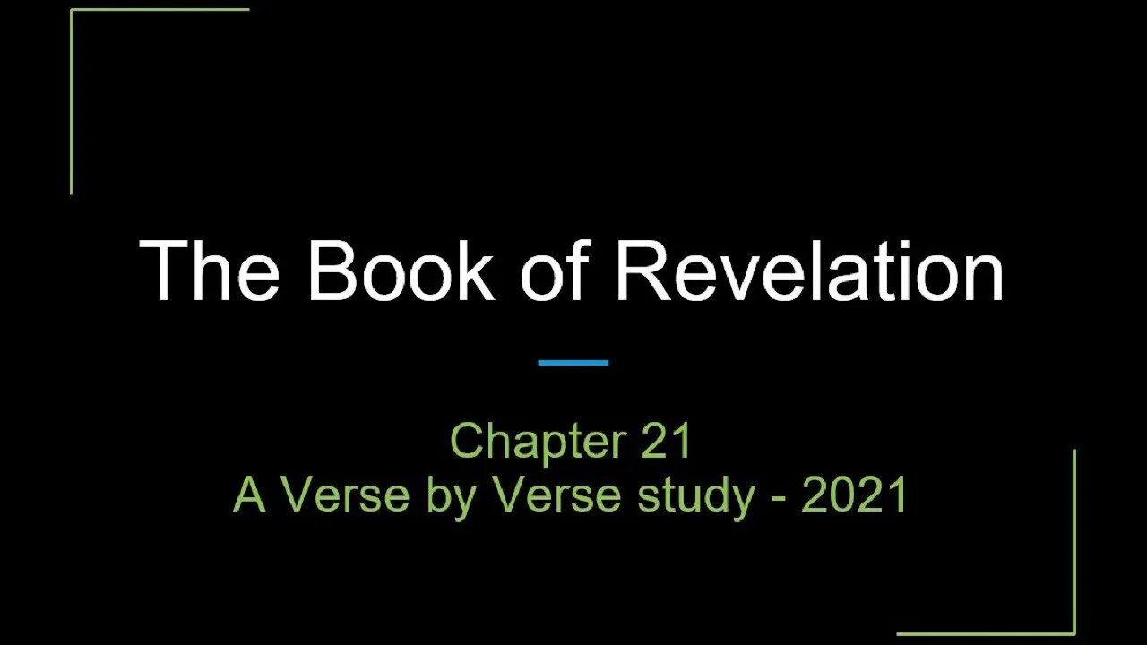 Revelation Chapter 21