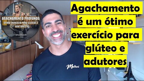 Agachamento é o melhor exercício para glúteo e adutores