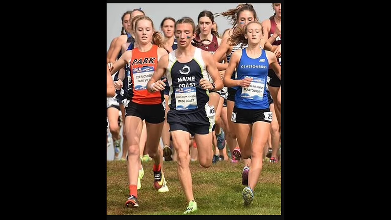 Dude is Running Girls Cross Country in Maine