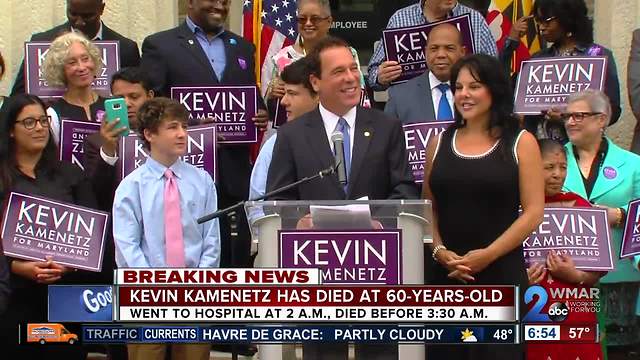 Baltimore County Executive Kevin Kamenetz dies of a heart attack