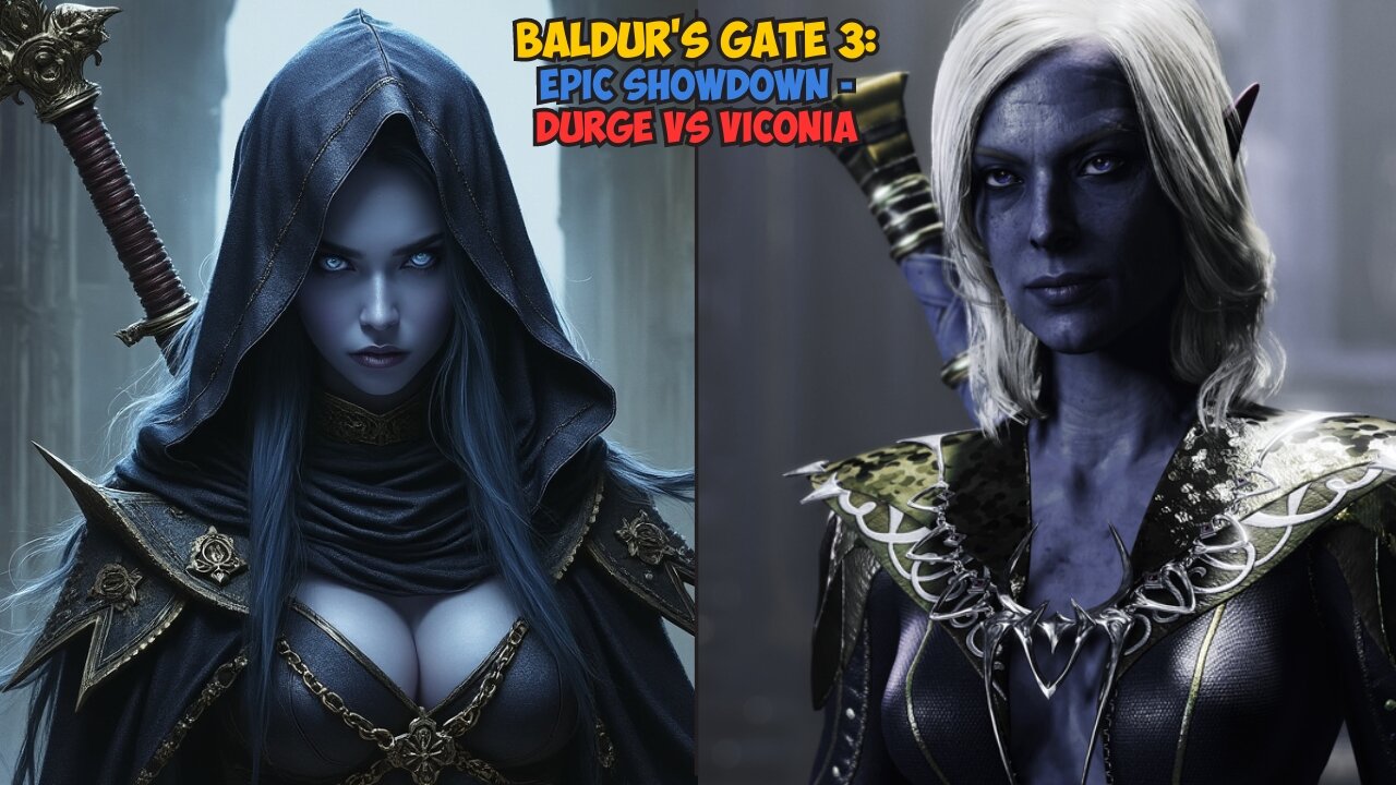 Baldur's Gate 3: Epic Showdown - DURGE vs Viconia #baldursgate3