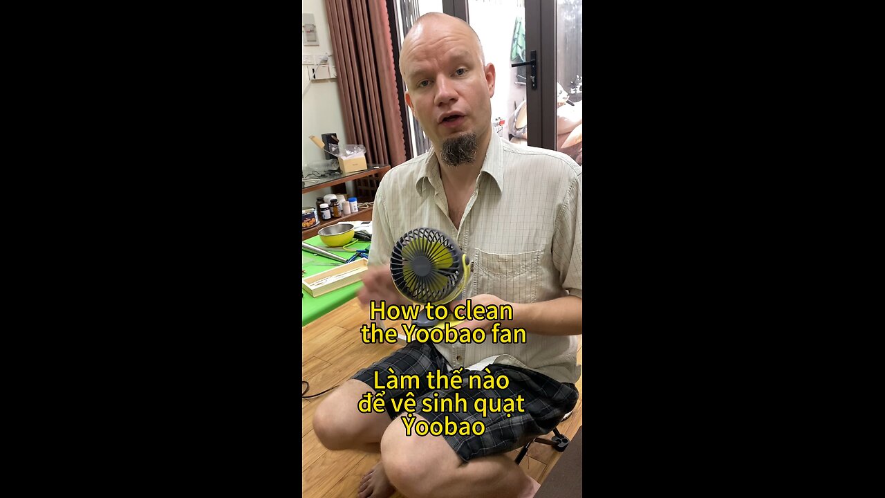 How to clean a fan🇻🇳 #yoobao #hansen #wholesale #minifans #6400mah #fan