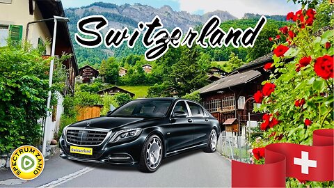 Switzerland Mercedes Car Drive ☀️ 2023 HDR