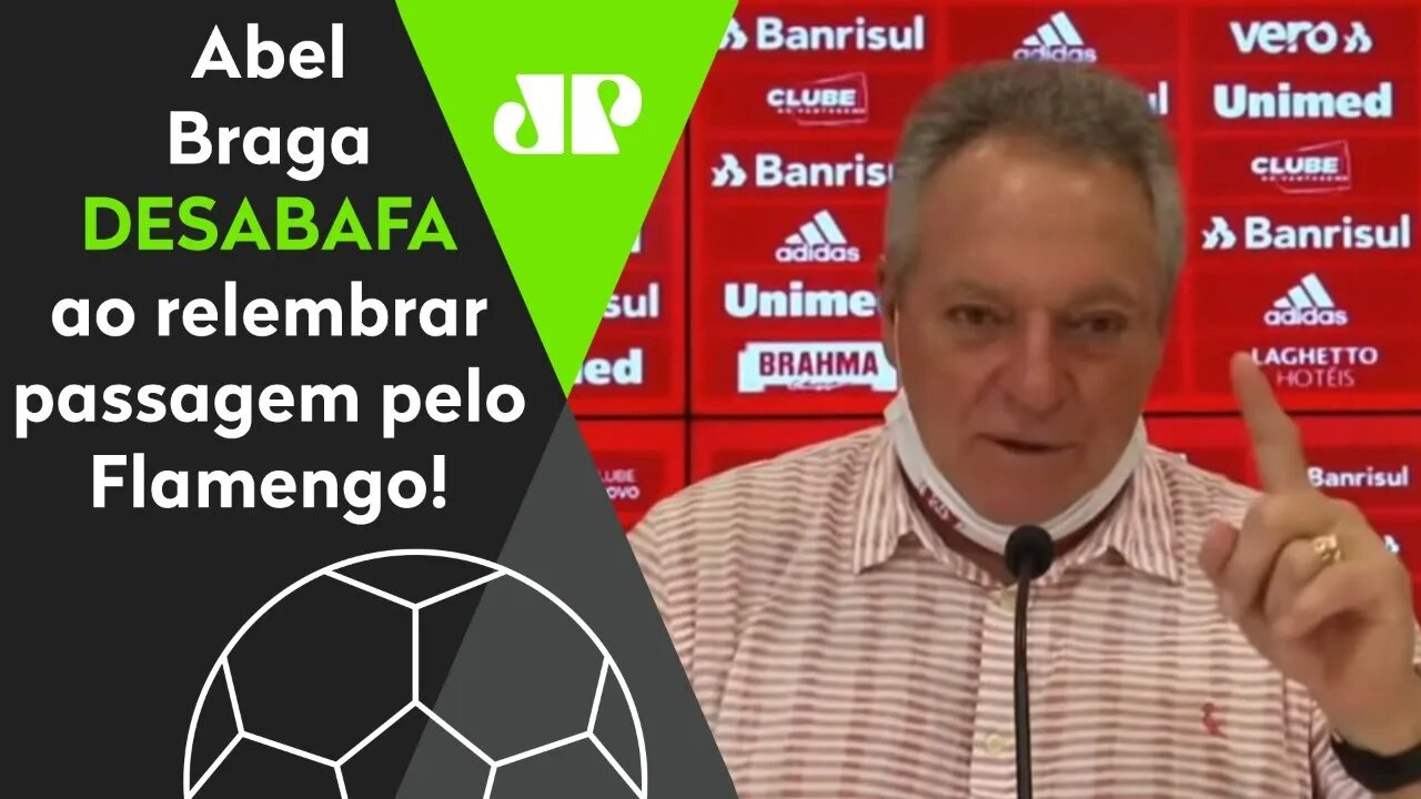 "NÃO VEM COM ESSA HISTORINHA!" Abel Braga DESABAFA ao relembrar passagem pelo Flamengo!