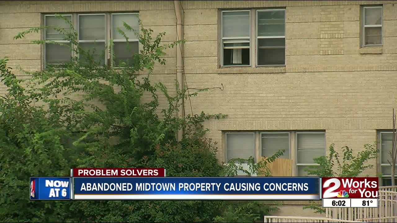 Abandoned midtown property causing concern