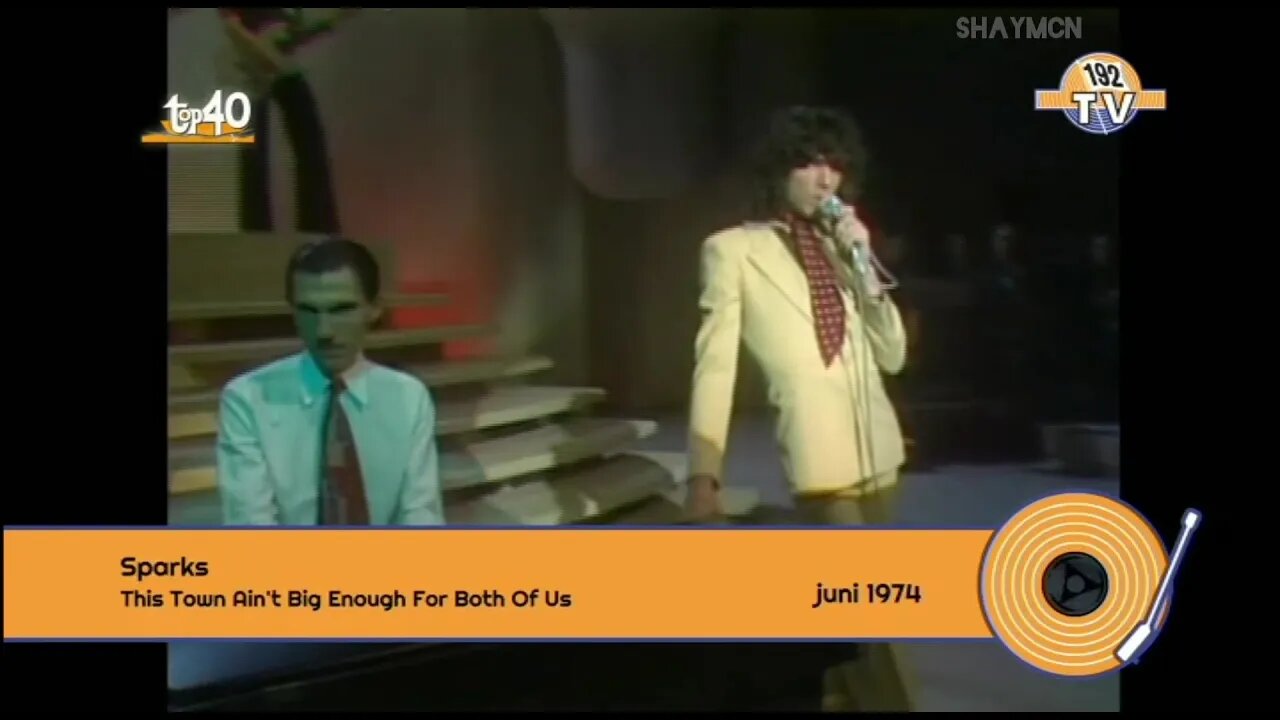 Sparks : This Town Ain’t Big Enough for Both of Us (Stereo) 1974