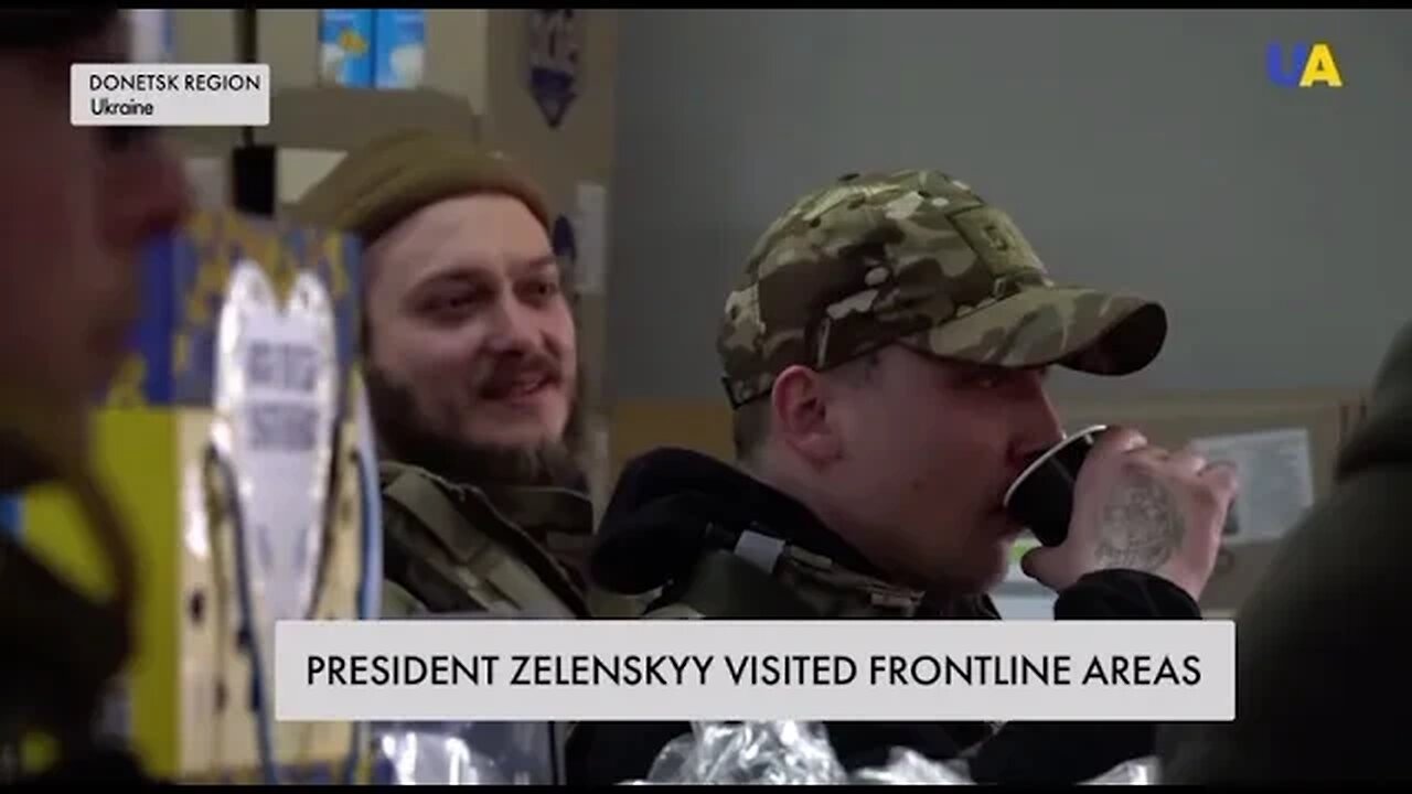 President Zelenskyy visits front line areas