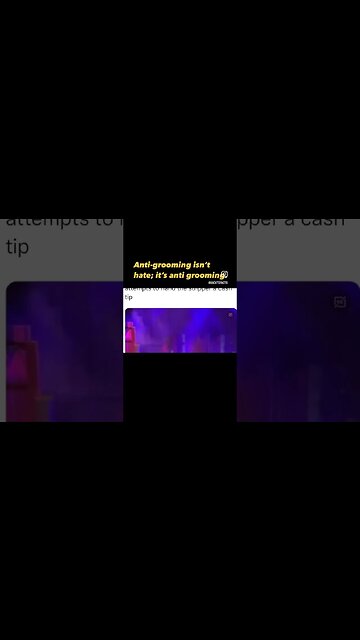 Anti-Grooming Is Not Hate; It’s Anti-Grooming.