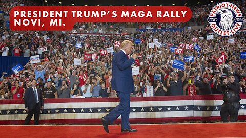 LIVE NOW: President Trump MAGA Rally, Novi MI. | Patriot News Outlet Live | MAGA Media