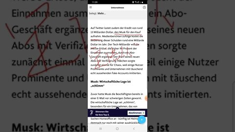 Musk schließt Twitter-Pleite nicht aus德语
