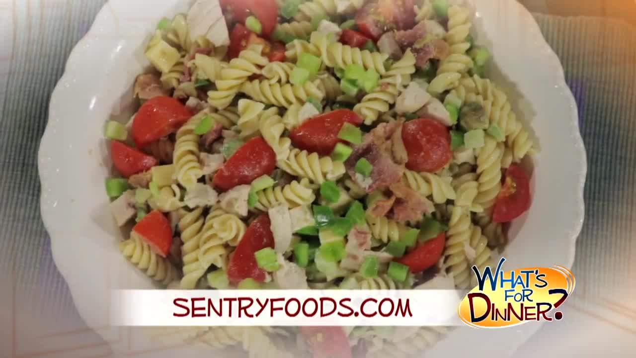 What's for Dinner? - Chicken Club Pasta Salad