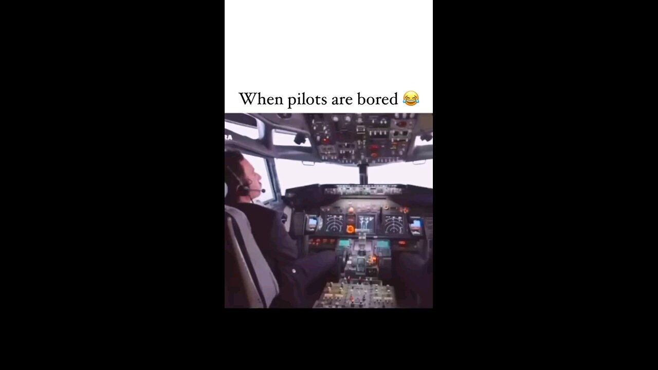 when pilot is bored. 😂