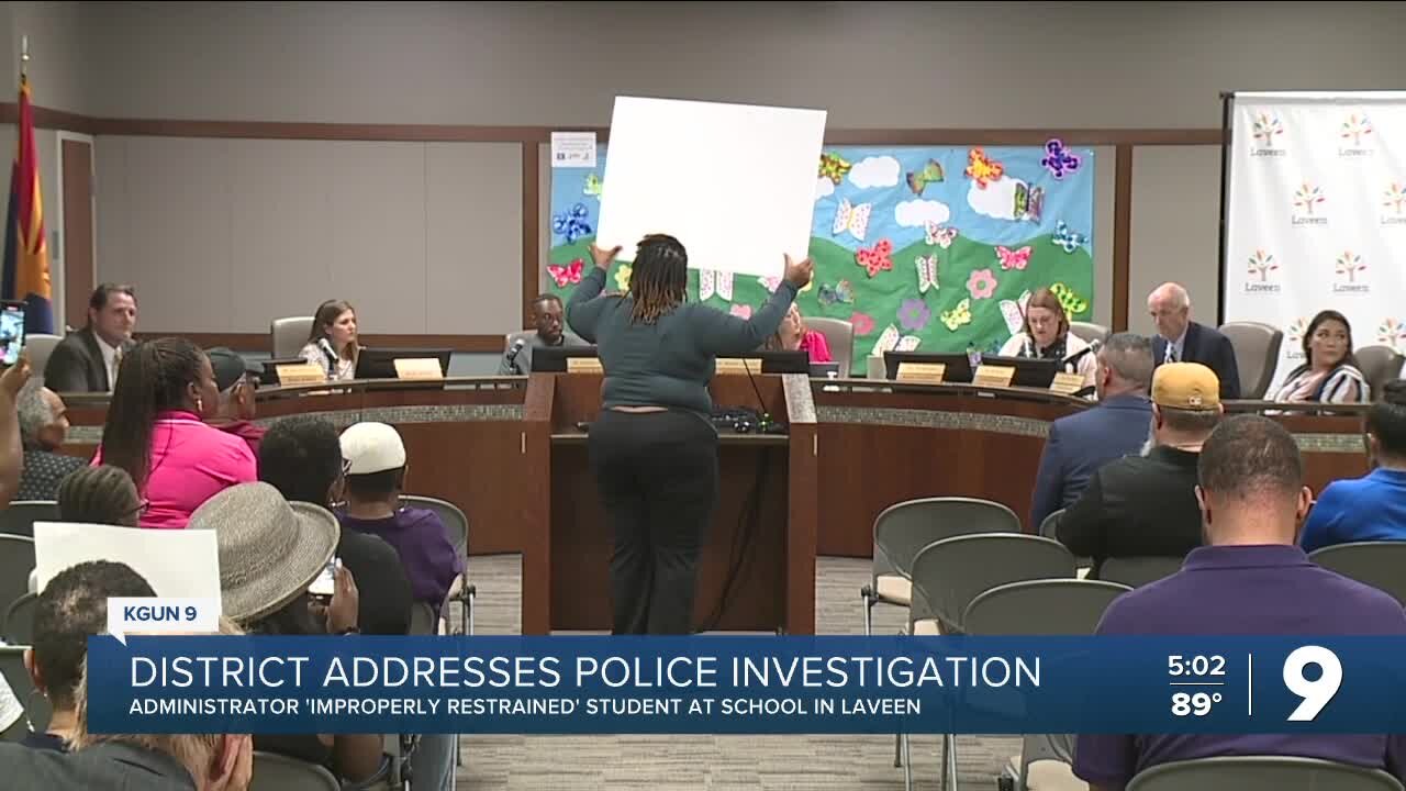 School Administrator 'Improperly Restrains' Student