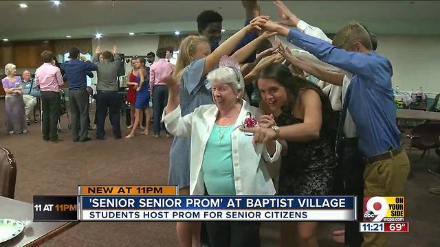 St. Henry students host prom for senior citizens