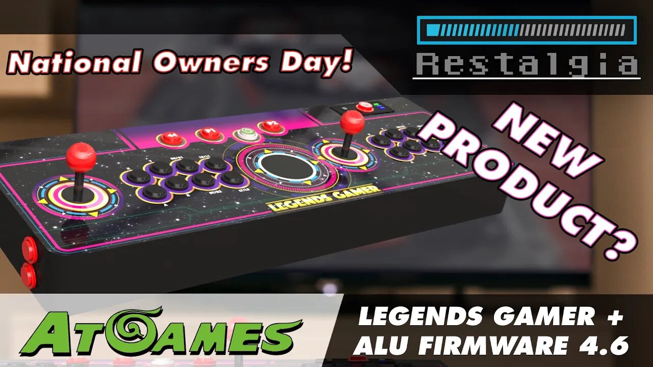 AtGames New Fight Stick?! Legends Gamer and Legends Ultimate Firmware 4.6.0