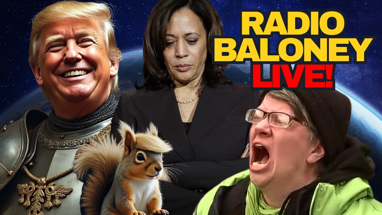 Radio Baloney Live! Kamala Harris Concedes, Woke Tears, Donald Trump Wins!