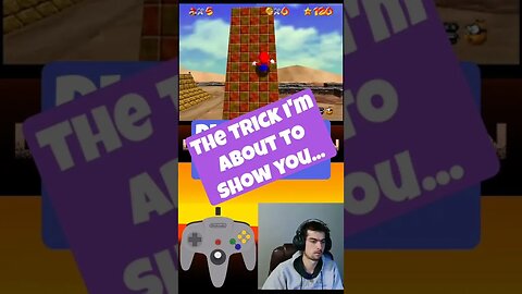 AWESOME 😱 TRICK SUPER MARIO 64 😅 SPEEDRUN #shorts #mario #nintendo #speedrun