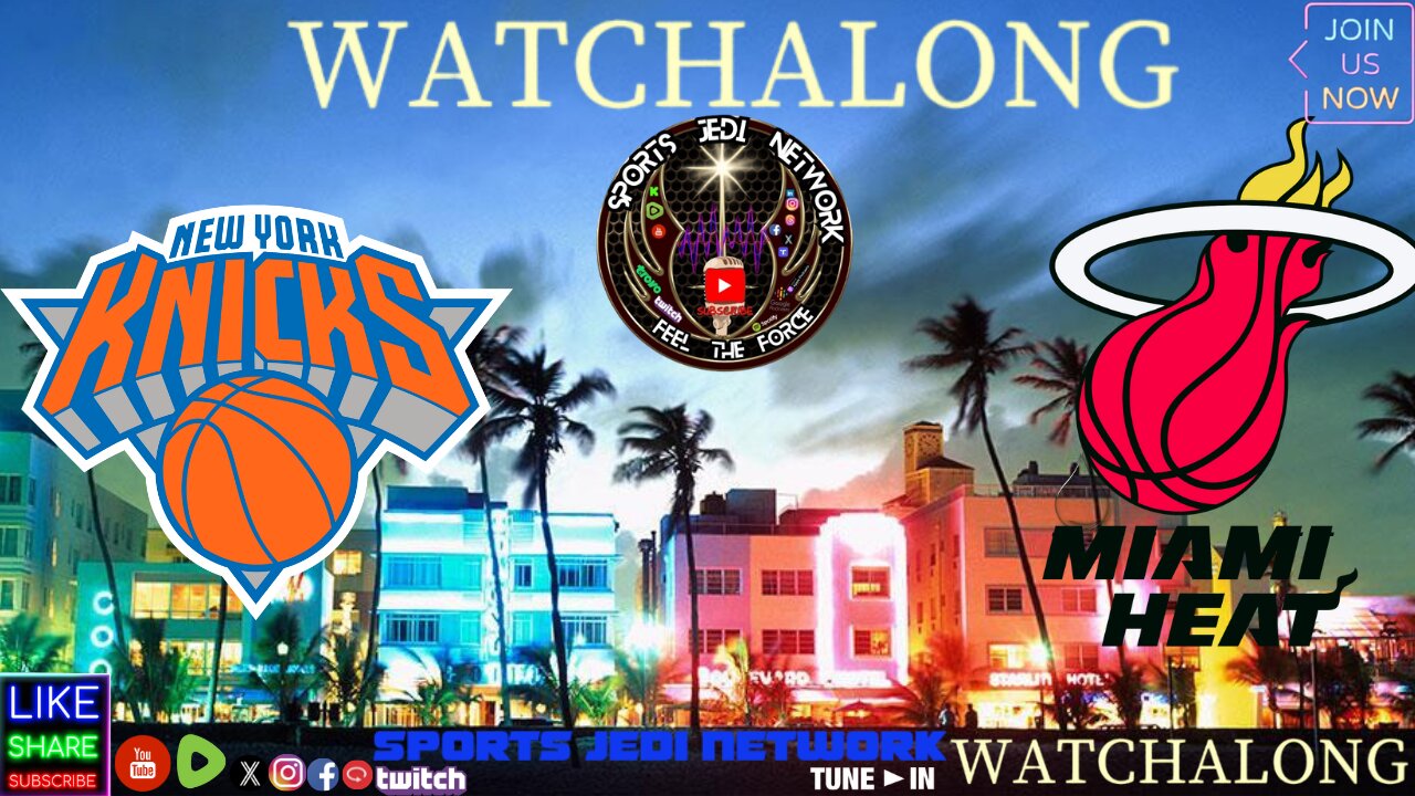 🏀 NY KNICKS Vs. MIAMI HEAT: NBA Live Stream Watch ALONG & React As NY Takes On Miami In South Beach