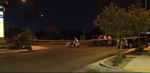 Motorcyclist suffers critical injuries in northwest Las Vegas crash