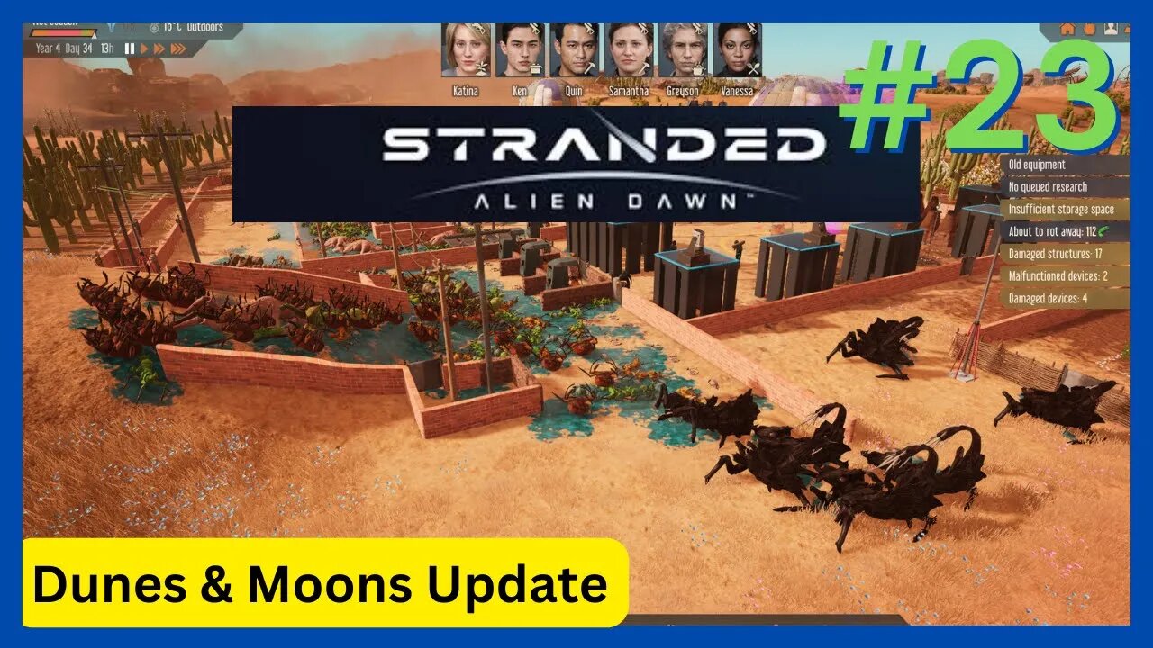 Stranded: Alien Dawn #23 | Insane Difficulty, Testing Out Missile Launchers