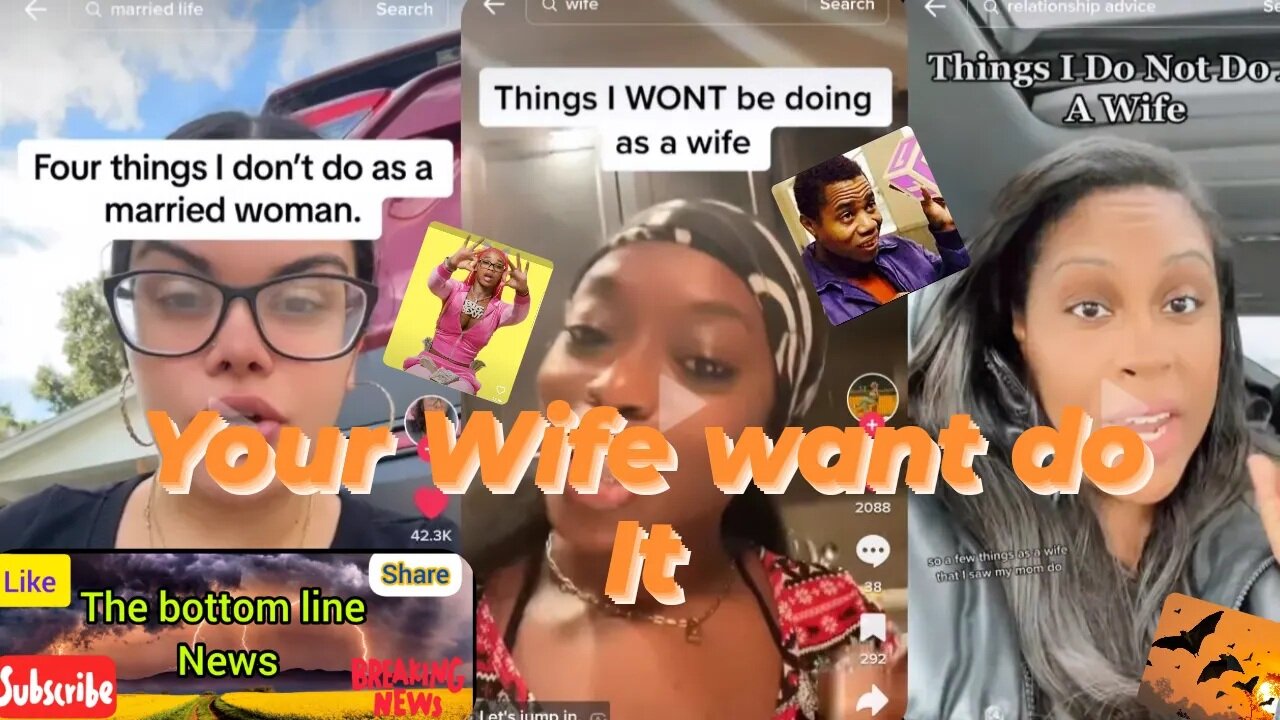 Things I will not be doing as a Wife