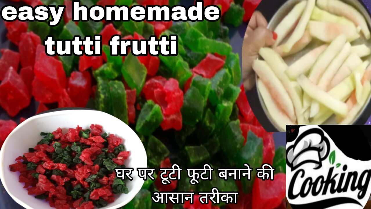 tutti frutti, tutti frutti recipe in hindi