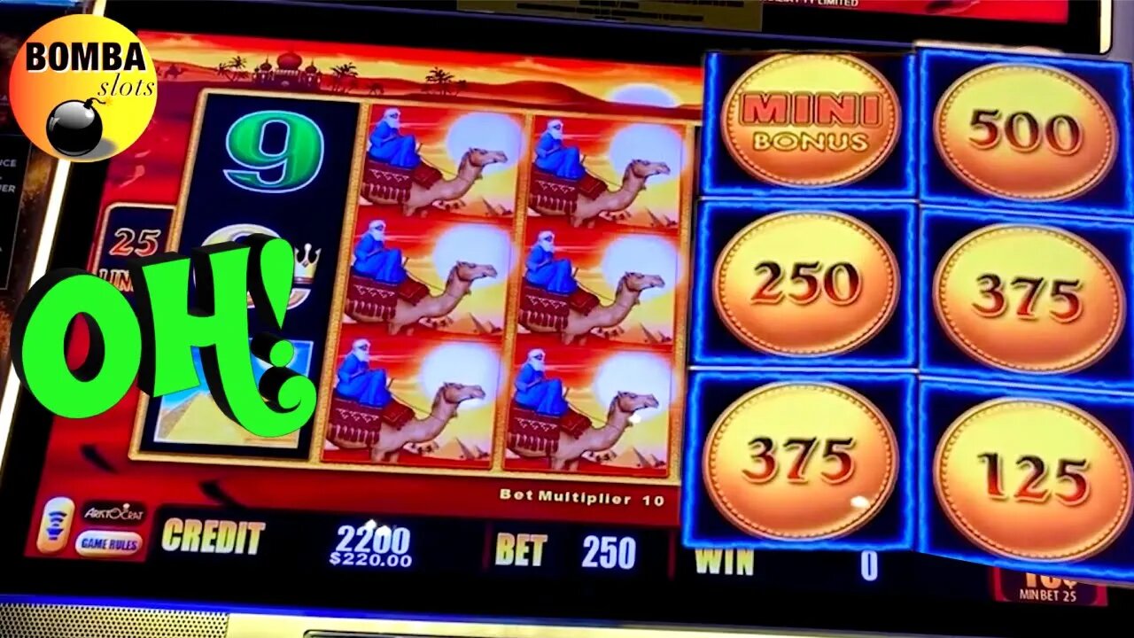 Started BETTING $25/Spin Then This HAPPENS! 🐪 #casino #slotmachine