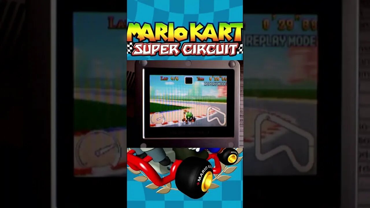 Mario Kart Super Circuit - Retro Mario Circuit 1 - 0:46.45 5-Lap #throwbackthursday