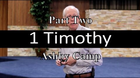 1 Timothy part 2