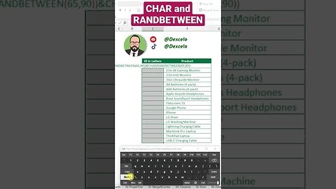 Add product ID in Excel #excel #تعليم #microsoft #اكسل #microsoftexcel #office #data #datascience