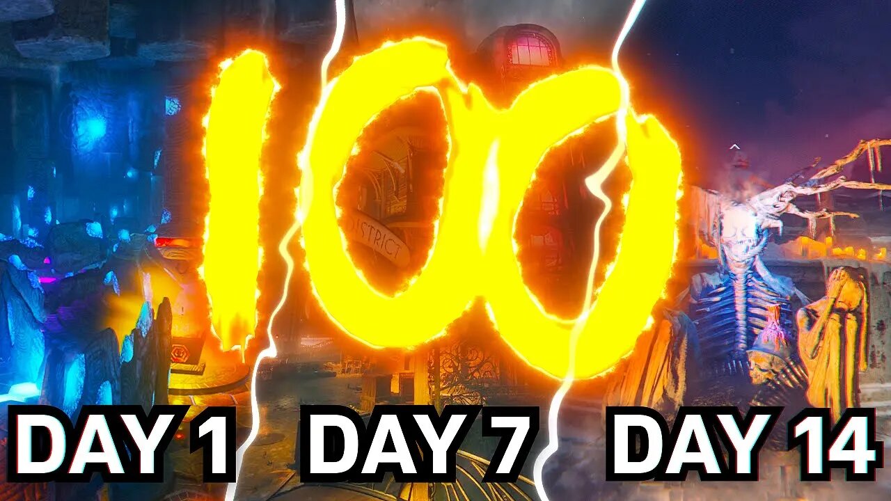 every round 100 in zombies in 14 days.
