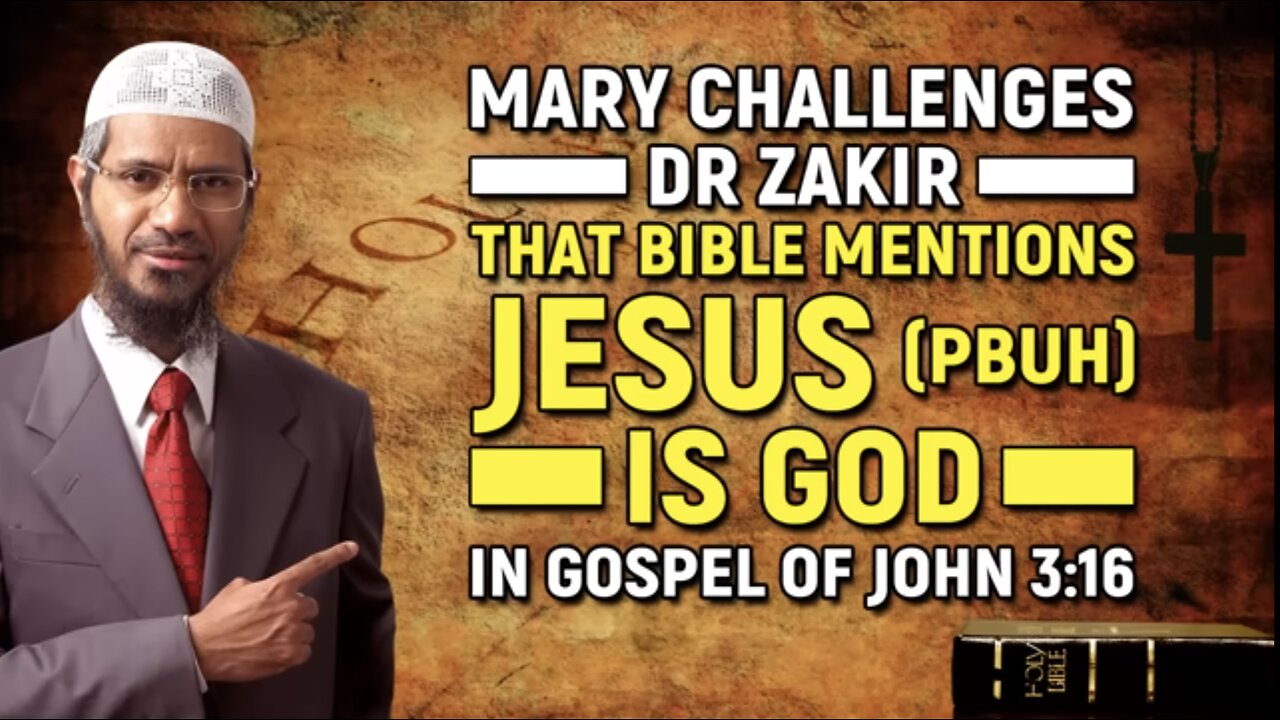 Bible mentions Jesus is God??? - response from Dr Zakir Naik