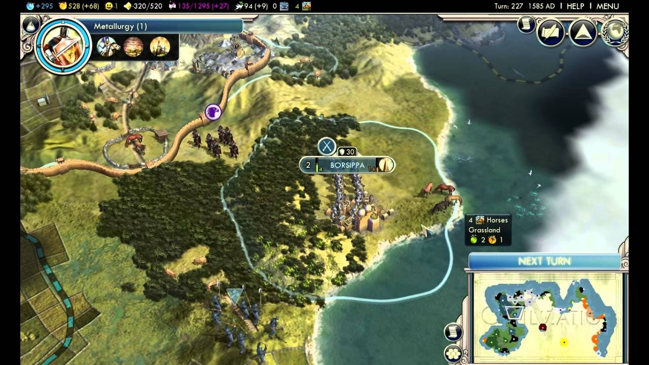 Civilization 5 part 9 Babylon [Science Victory]