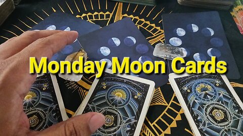 Monday Moon Card Message