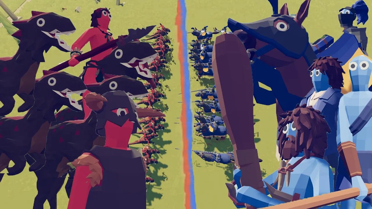 Dragonborn Shouts and Raptor Mounts - Totally Accurate Battle Simulator (TABS)