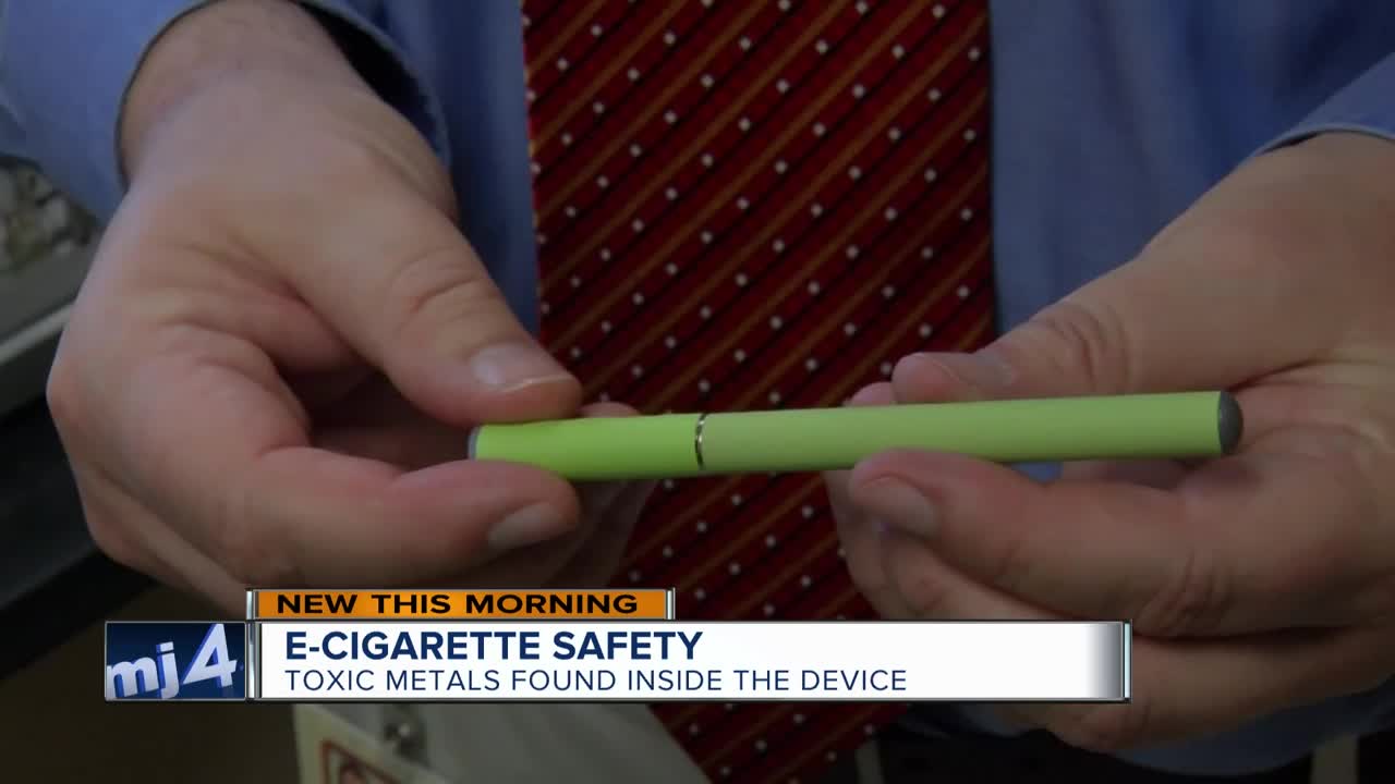 Lead, cadmium and nickel inside most e-cigarettes