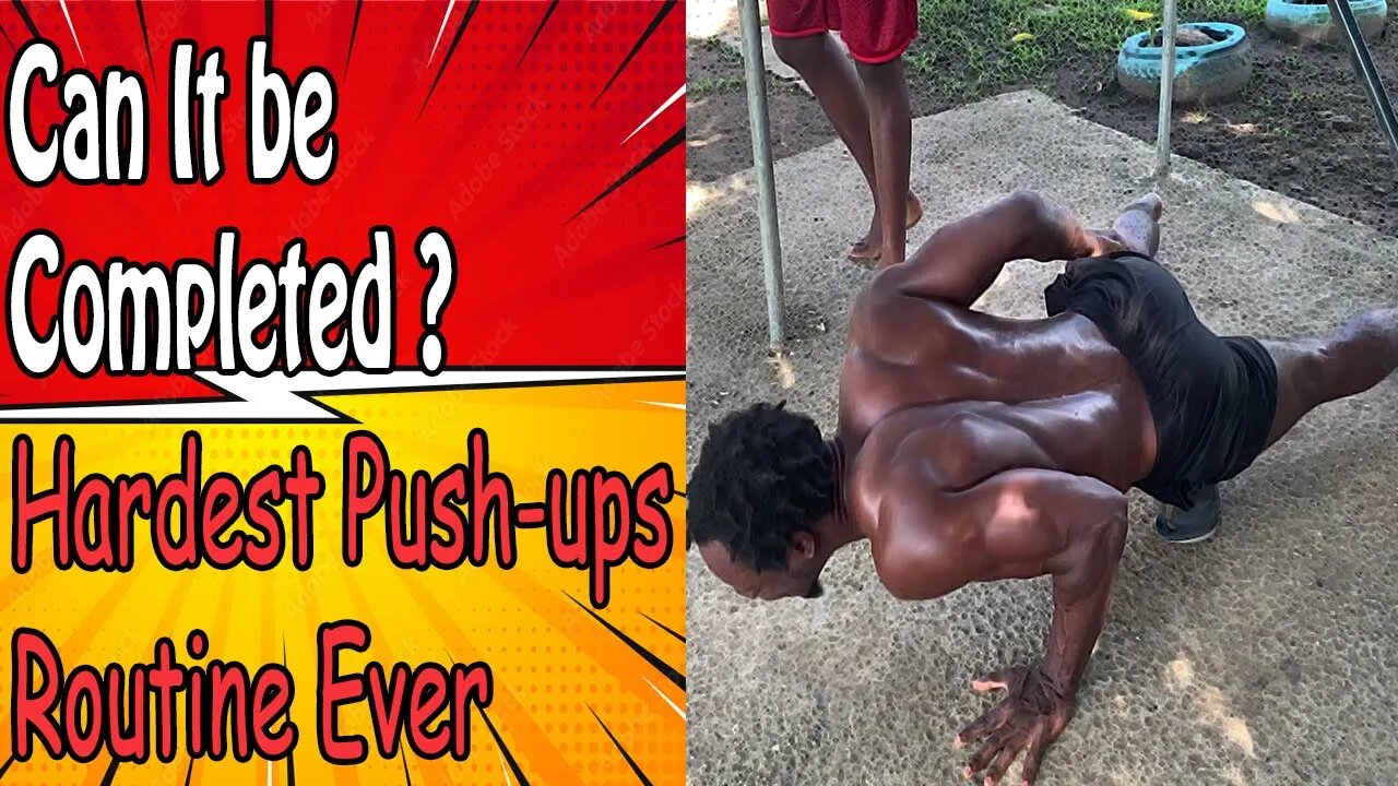 Crazy pushups routine