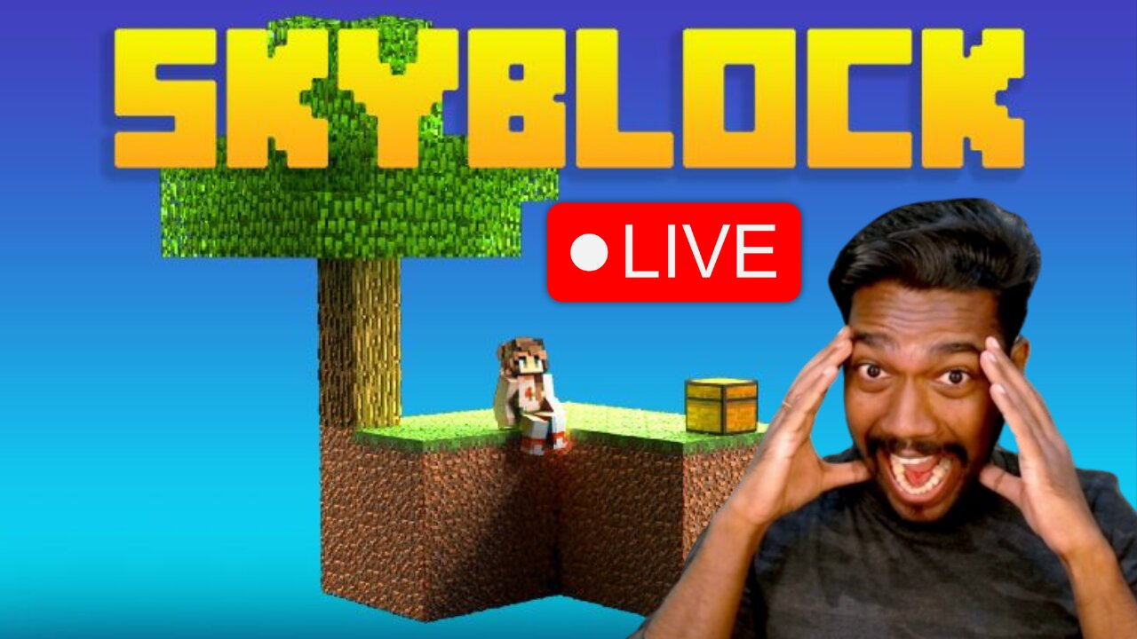 🔴LIVE! Minecraft Skyblock Survival