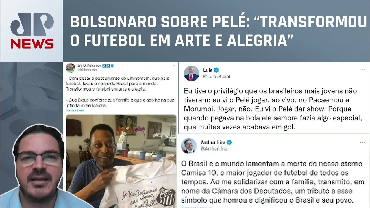 Políticos brasileiros lamentam a morte de Pelé; Constantino comenta