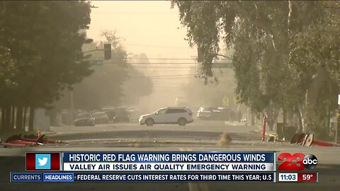Historic winds blister Kern County