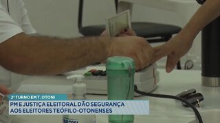 2º Turno em T. Otoni: PM e Justiça Eleitoral dão segurança aos Eleitores Teófilo-otonenses.