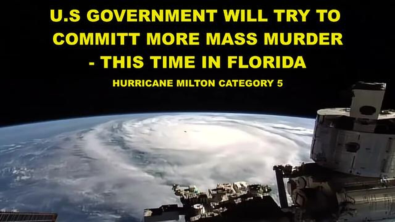 WHAT'S NEXT? - MASS MURDER OF FLORIDIANS BY U.S. GOVERNMENT AS MOST ESCAPE AVENUES ARE BLOCKED