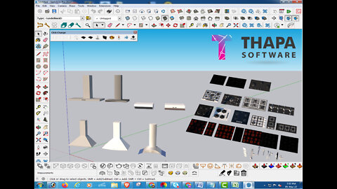 How To use Click Change Plugin For Sketchup